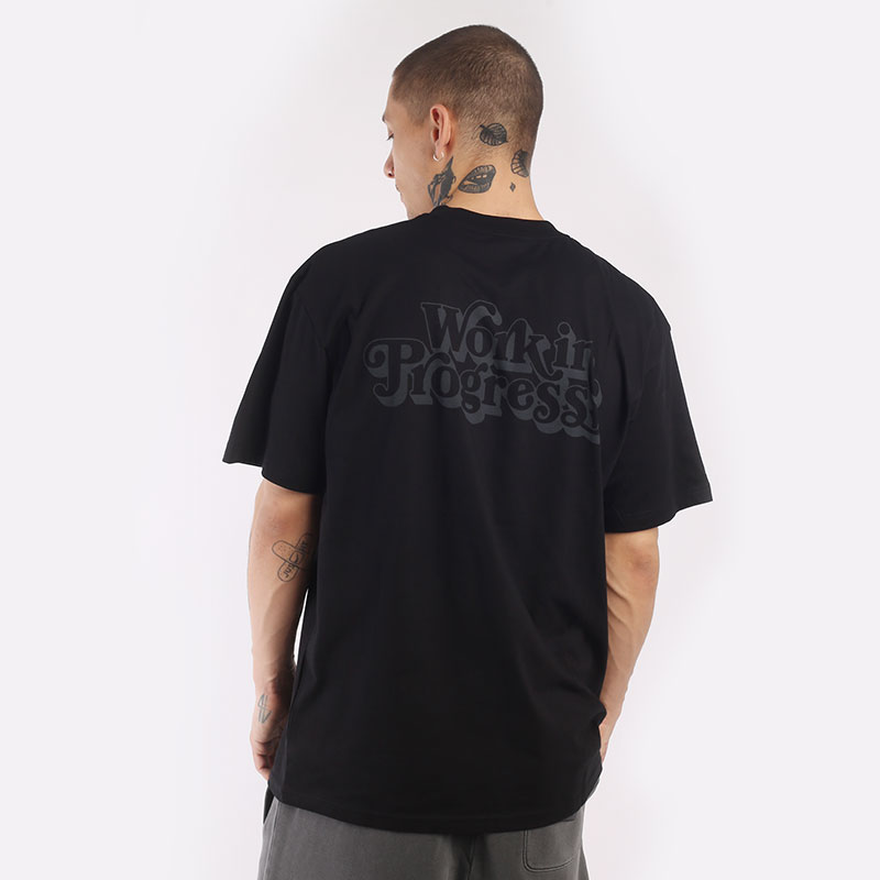 мужская черная футболка Carhartt WIP S/S Fez T-Shirt I032077-black - цена, описание, фото 3